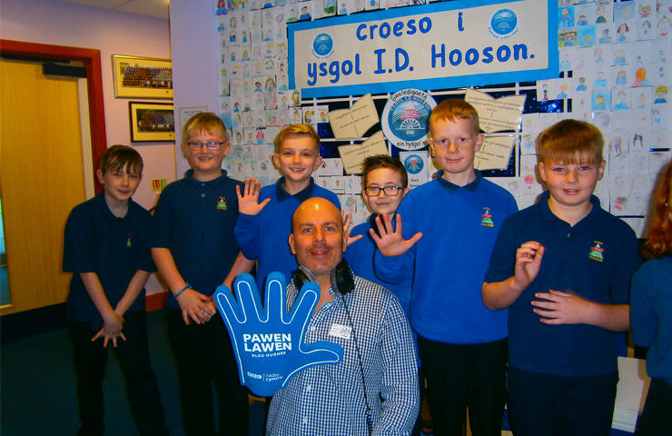 Performing in the Harvest service